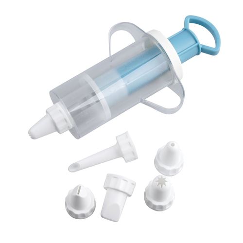 Seringue de décoration de gâteau et 6 embouts plastique Zenker Sweet Sensation ref 42803