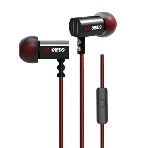 Ecouteurs intra-auriculaires filaire KZ ED9 Noir