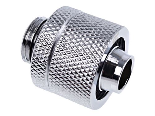 Alphacool Eiszapfen 16/10mm compression fitting G1/4 - Raccord pour système de refroidissement par liquide - chrome, nickel argenté