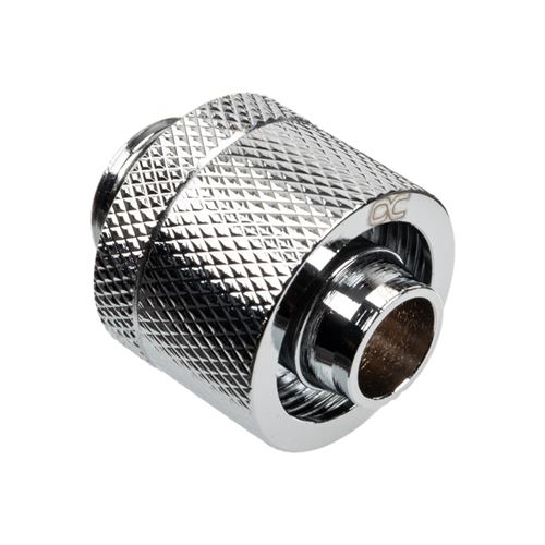 Alphacool Argent Eiszapfen 16/10Mm Compression Fitting G1/4 - Raccord Pour Système De Refroidissement Par Liquide - Chrome, Nickel É - Image 2