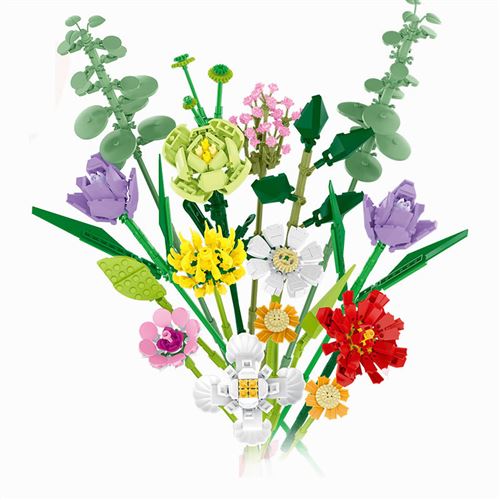 Blocs de construction Bouquet de fleurs MORK 034004 Plantes Éternelles 836 pièces