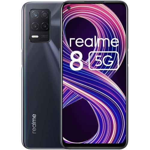 Smartphone Realme 8 5G RMX3241 6.5 MediaTek Dimensity 700 4Go 64Go Android 11 Noir