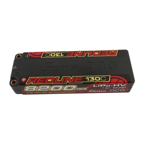 Gensace Redline 8200mah 7.6v 130c 2s1p Hardcase Hv