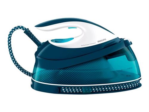 Philips PerfectCare Compact GC7844 - Centrale vapeur avec fermeture automatique - semelle : SteamGlide - 2400 Watt