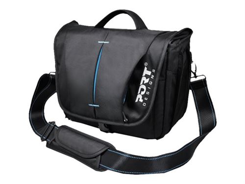 PORT HELSINKI - Sac à bandoulière pour appareil photo numérique avec lentilles - nylon 1 200 D, nylon 230D - noir