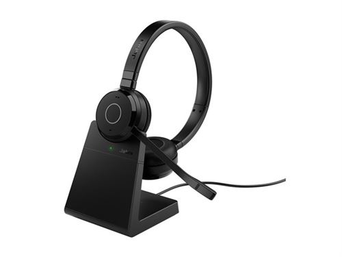 Jabra Evolve 65 Te Stereo - Micro-Casque - Sur-Oreille - Bluetooth - Sans Fil - Usb-A Via Adaptateur Bluetooth - Isolation Acoustique - Certifié Pour Microsoft Teams