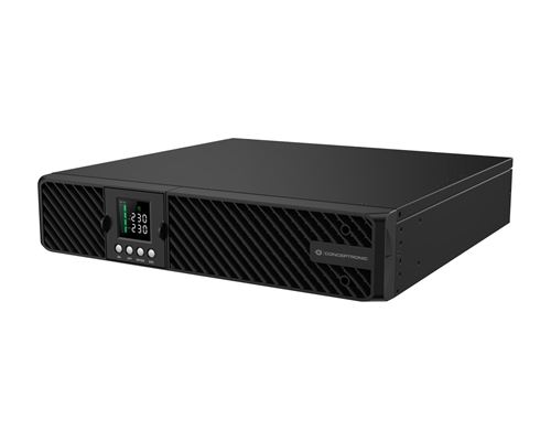 Conceptronic ZEUS51E2K alimentation d'énergie non interruptible Double-conversion (en ligne) 2 kVA 2000 W 8 sortie(s) CA