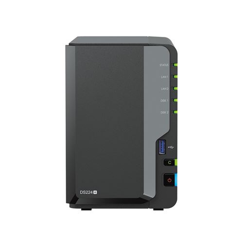 Serveur NAS Synology DS224+ 8To avec 2x disques durs Synology 4To