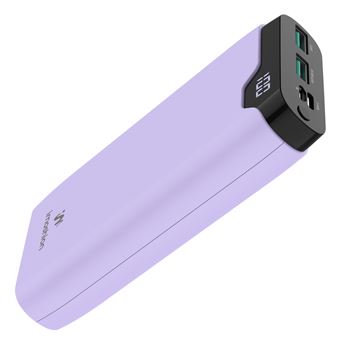 imoshion Batterie externe - 20.000 mAh - Quick Charge et Power Delivery - Lilas - 1