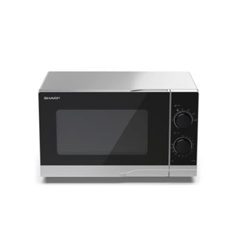 Micro-Onde Combiné Sharp YC-PS201AE-S 230V 700W 20L Fonction Décongélation Nettoyage Facile Acier Inoxydable Argent