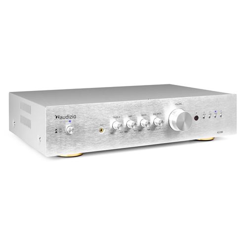 Audizio Ad200A Amplificateur Hi-Fi Bluetooth 2.1 - Alu, 400 Watts, 2 Sorties Enceintes, 1 Sortie Sub, Lecteur Mp3