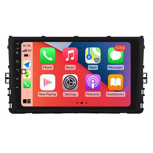 Autoradio CarPlay RoverOne Android 2Go RAM 32Go ROM GPS Bluetooth pour Volkswagen VW MQB POLO Jetta MK7 2020 - 2022