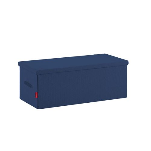 Table coffre Terracotta - Ouverture sur le dessus - Intérieur et extérieur - Couleur Bleu