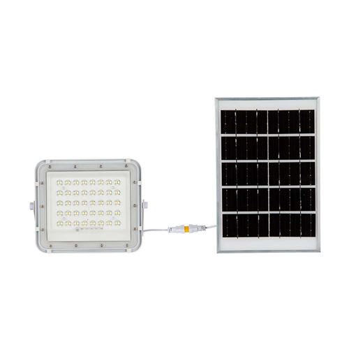 V-TAC VT-40W 7839 Projecteur déclairage LED, Panneau solaire 6 W blanc froid blanc