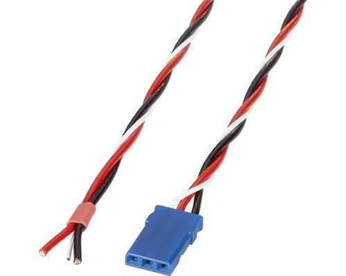 servo Câble de raccordement Deluxe [1x JR - 1x extrémité(s) ouverte(s)] 0.5 mm² torsadé Reely