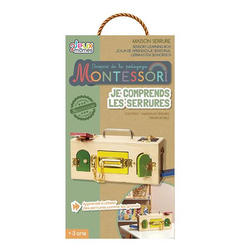 Jeu de découverte Ma petite Maison Montessori Headu - Autre jeux éducatifs  et électroniques