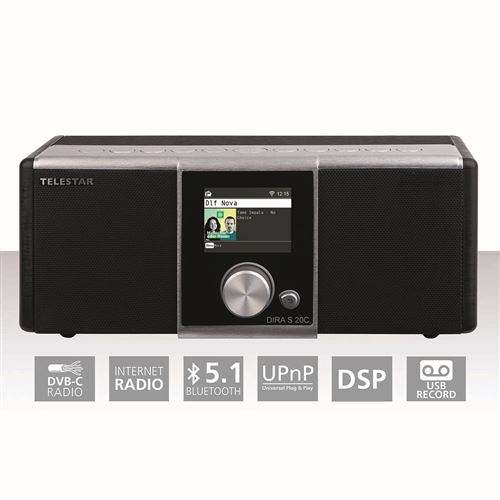 Telestar Dira S 20c Bluetooth Internet Radio Noir