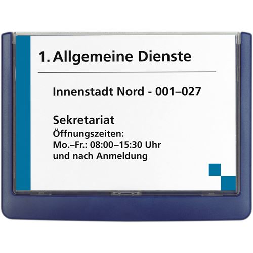 Non Communiqué Durable Plaque De Porte Click Sign, (L)149 X (H)105,5 Mm