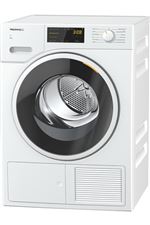 Miele T1 TWD260WP 8kg White Edition - Sèche-linge - WiFi - largeur : 59.6 cm - profondeur : 64.3 cm - hauteur : 85 cm - chargement frontal - blanc lotus