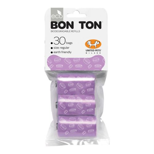 Comparer les prix de Sacs D'hygiène United Pets Bon Ton Regular Chien Lila (3 X 10 Uds)