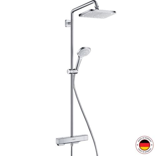 Hansgrohe Croma E Showerpipe 280 1jet with thermostat - Chrome - 27630000