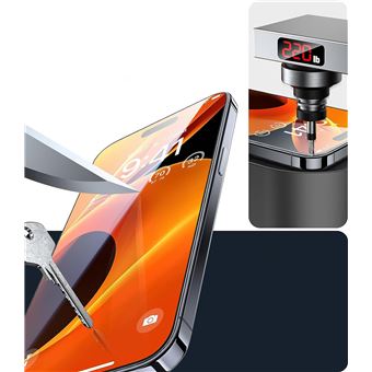 Protecteur d'Écran iPhone 15 Pro Max en Verre Trempé Privacy Full