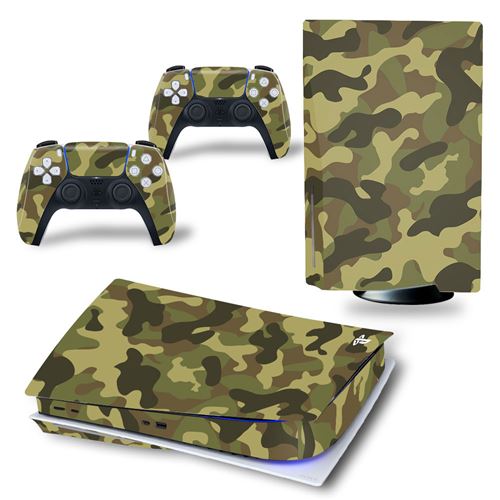 Non Communiqué Sticker Pour Sony Console Ps5, Camouflage-77