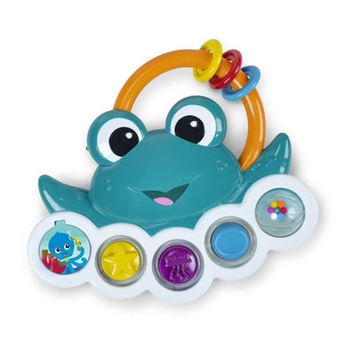 Baby Einstein Ocean Explorers Neptune'S Busy Bubbles Jouet D'Activité Sensorielle, Lumieres Et Musiques Interactives, Des 3 Mois