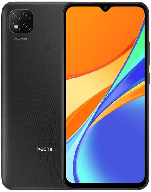 Xiaomi Redmi 9C Smartphone 3GB RAM + 64GB ROM, Gris de Minuit (NO NFC)