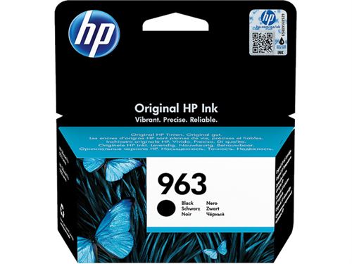 hp inc. ink cartridge no 963 black de/fr/nl/be/uk/it/se noir