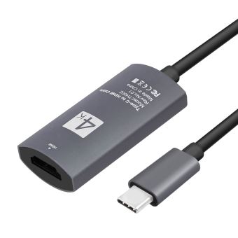 Adaptateur Usb-c Vers Hdmi Femelle Câble Smartphone/tablette Résolution 4k 15cm - 1