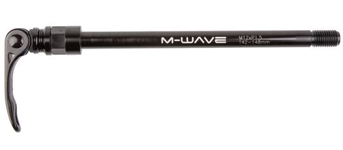 M-Wave essieu remorque arrière 142-148 x 12 mm/1,5 mm noir