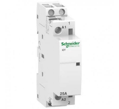 Contacteur 25A - 1NO - 230...240VCA - 50Hz - Acti9 - iCT
