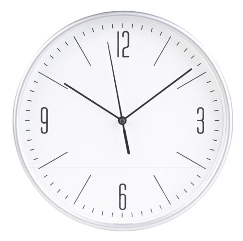Horloge murale Ø 25 cm à grands chiffres