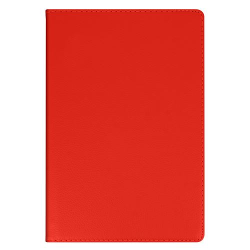 Housse pour Huawei MediaPad M5 Lite Fonction Support Rotatif 360° rouge