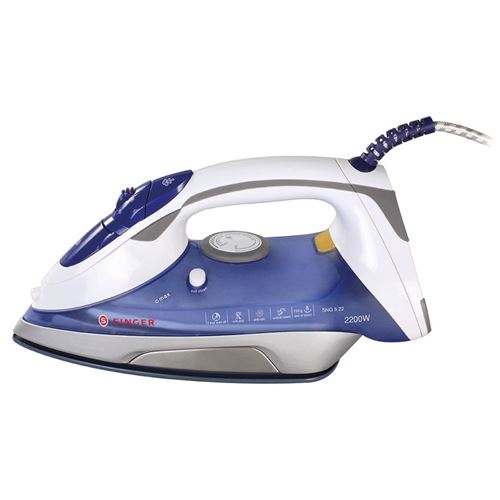 Singer SNG 5.22 - Stoomstrijkijzer met automatische uitschakeling - zoolplaat: keramisch - 2200 W