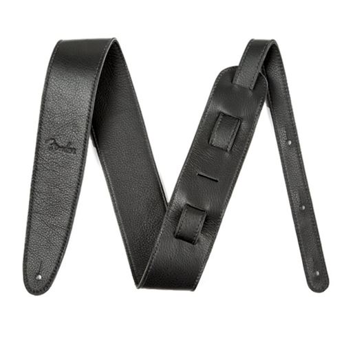 Fender - Artisan Crafted Leather Strap 2,5 Black - Sangle guitare