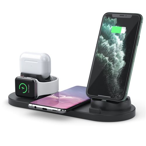 Chargeur Sans Fil Induction Qi Pour Apple Iphone 11,12,13,X,8