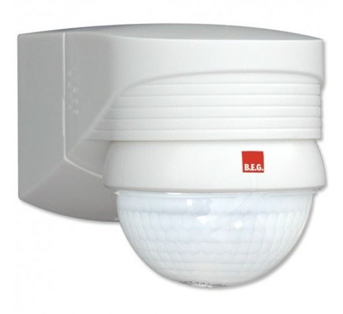 B.E.G. Brück 91008 Wand, Aufputz PIR-Bewegungsmelder 280° Weiß IP44