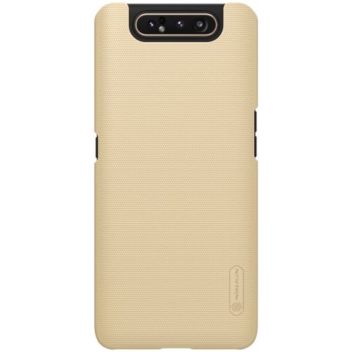 Coque en TPU bouclier mat dépoli or pour votre Samsung Galaxy A90/A80