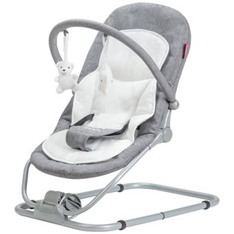 Moby System Transat Bebe Balancelle Jusqu A 9 Kg 2 En 1 Laura Lit Pliable Matelas Amovible Inclinaison Reglable Gris Transats Pour Bebe Achat Prix Fnac