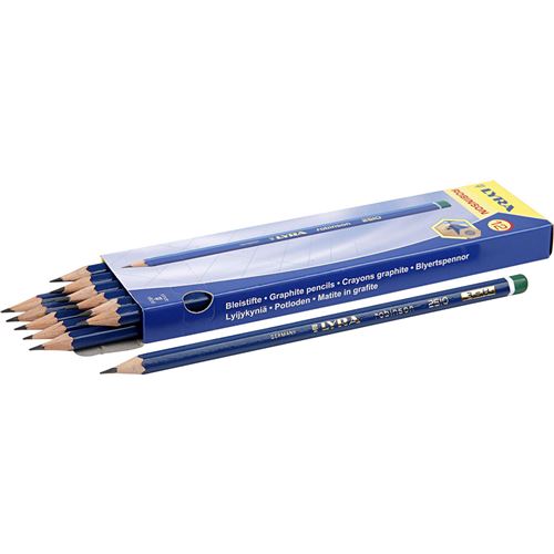 Lyra crayons de dureté H 12 pièces