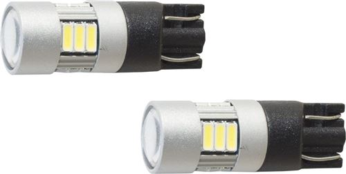 Simoni Racing feux de voiture T10 SMD conduit sans interférence 12 V 2,2 W 2 pcs
