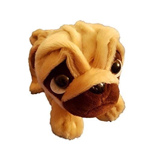 Pugsley Pug Poncing avec son 26cm Peluche