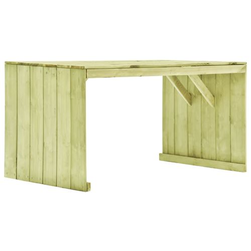 Table de jardin 150x87x80 cm Bois de pin imprégné