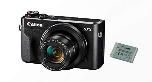 Appareil Photo Compact Canon PowerShot G7 X Mark II avec écran LCD et écran Tactile 4,3 Noir