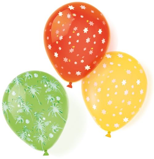 Riethmüller ballons étoiles 25,4 cm latex 6 pièces