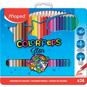 Color'Peps Star 72 crayons de couleur Maped
