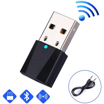 Dongle USB Bluetooth 5.0 Pour PC Portable, Haut-parleur Sans Fil, Récepteur  Audio, Transmetteur - Baseus