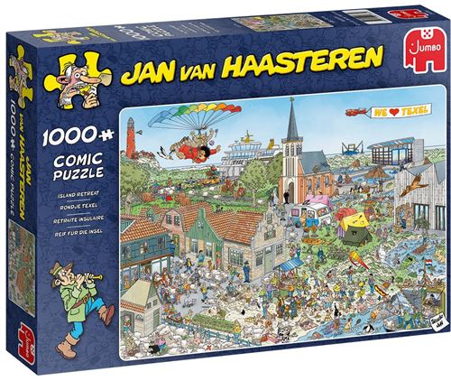 Jumbo puzzle Jan van Haasteren Texel68 x 49 cm 1000 pièces